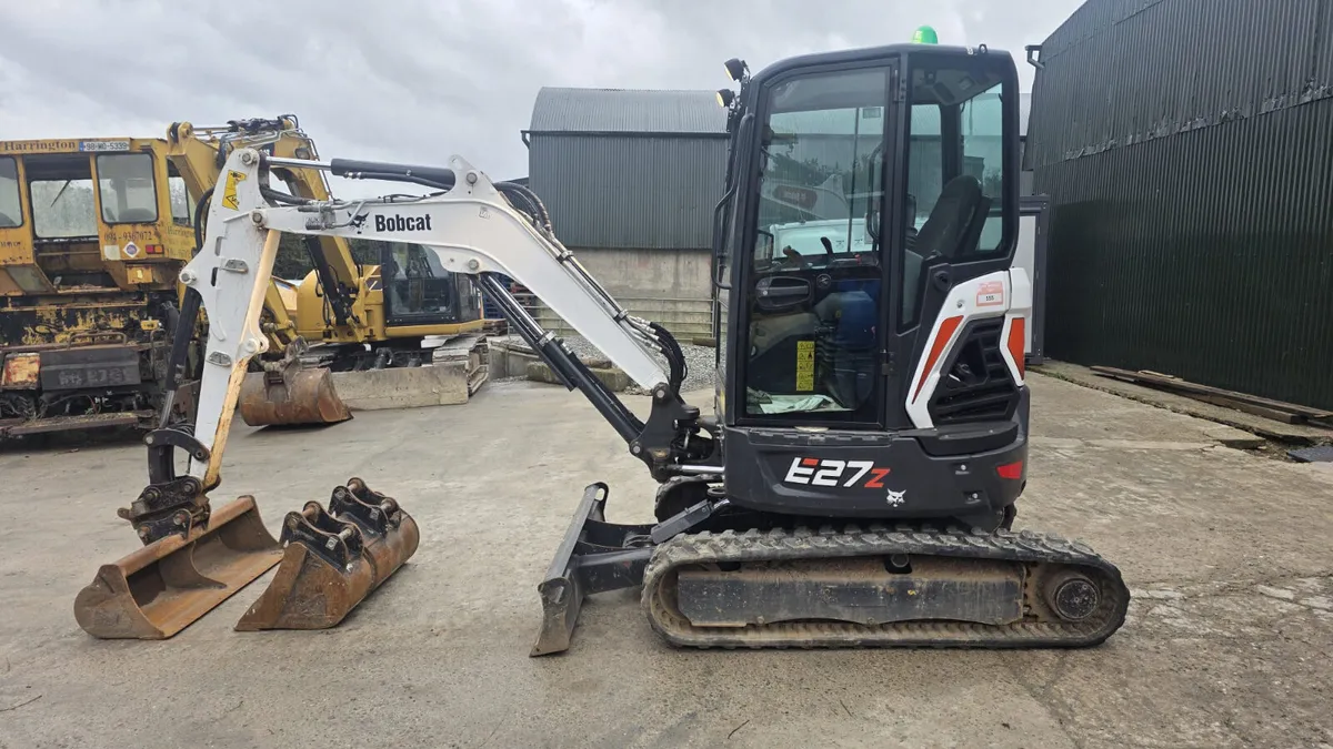Bobcat E27z Mini Excavator (low hours) - Image 2