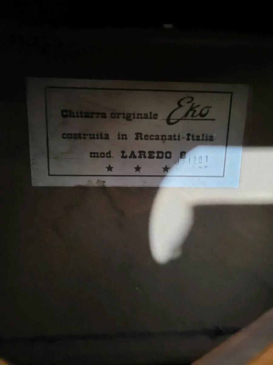 Eko Laredo Guitar - Image 3