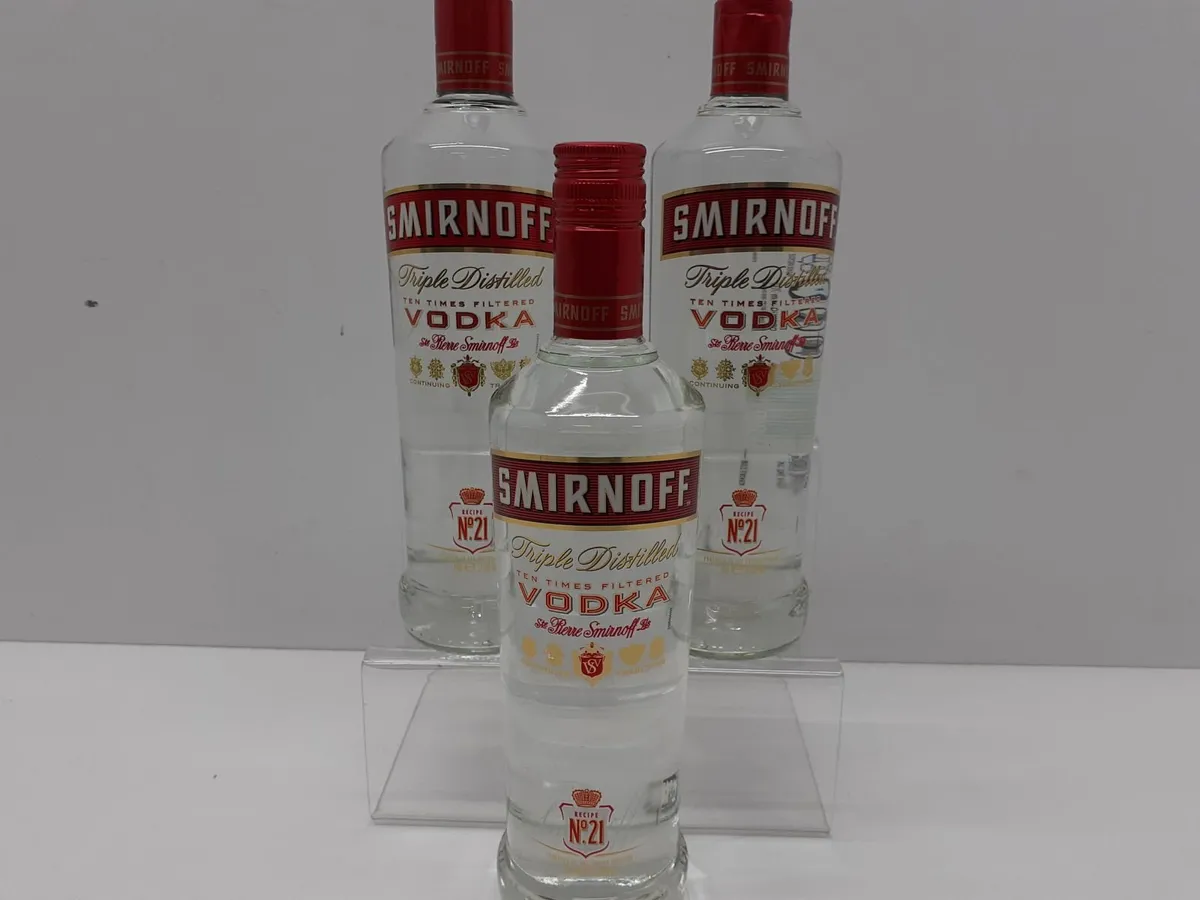 Online Auction Of Bottles Of Smirnoff Vodka & More - Image 1