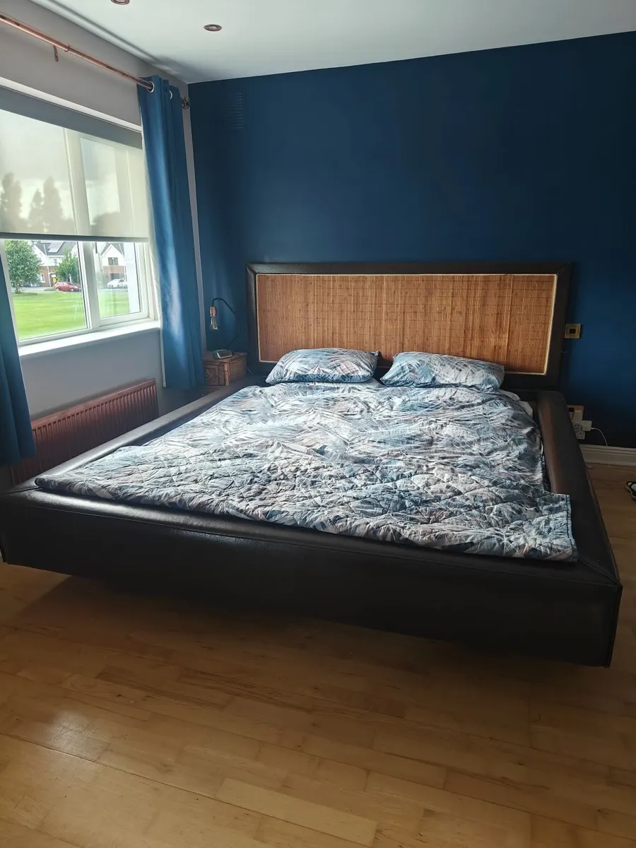 King Size Bed Frame - Waterbed - Image 1