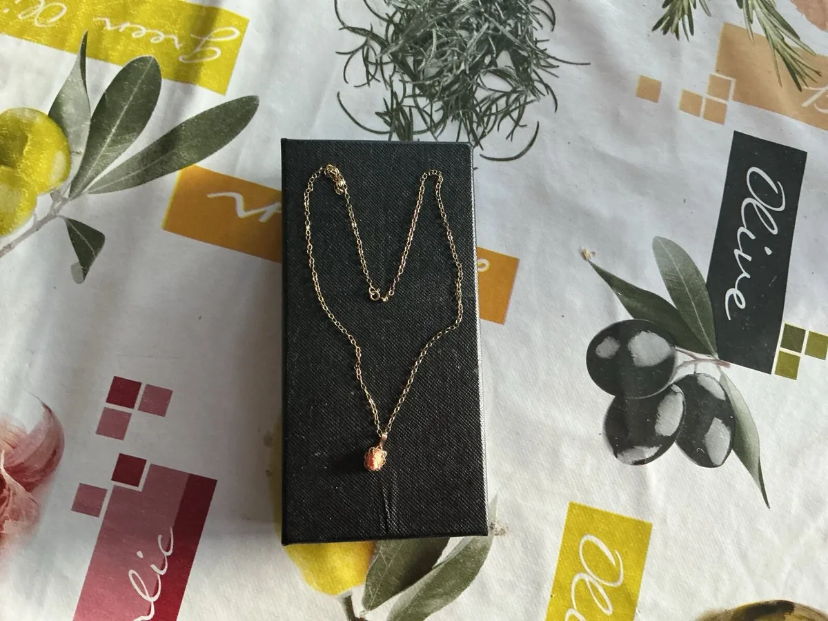 Cameo 9 karat gold chain - Image 1