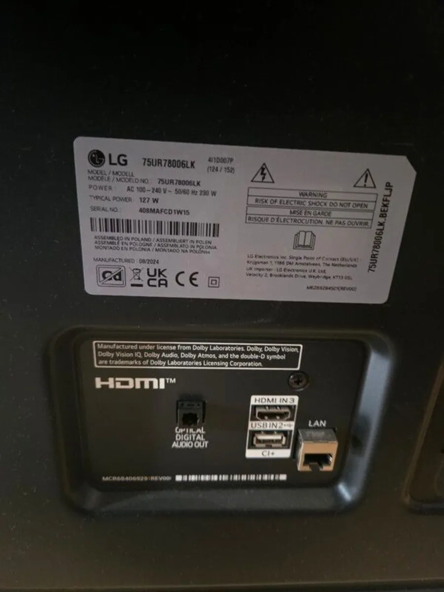 Tv 75" Lg - Image 4