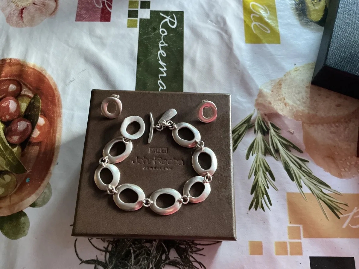 John rocha bracelet with matching earrings