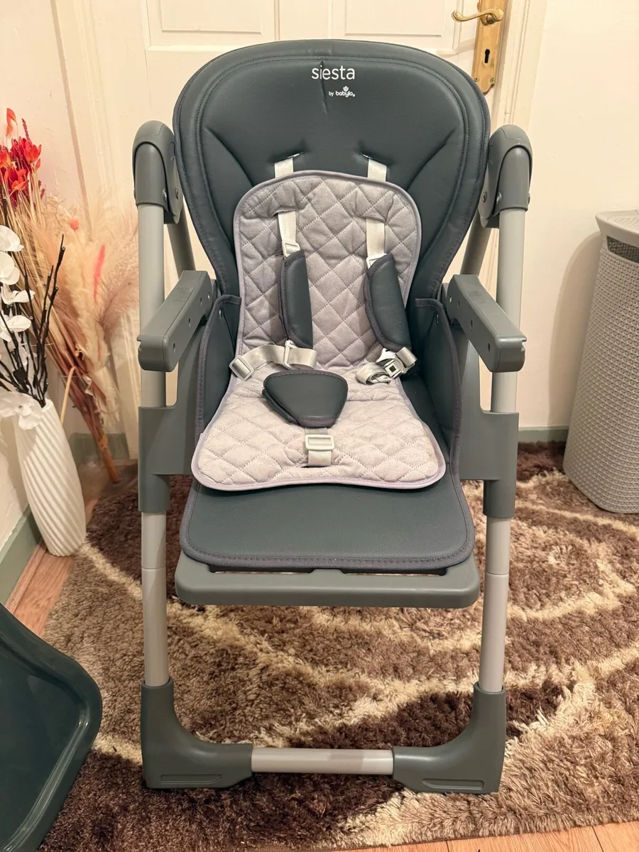 Babylo Siesta High Chair with Toy Bar - Image 1