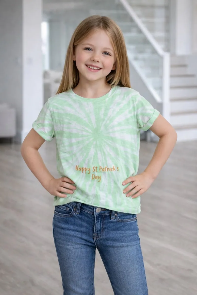 St. Patrick's Day T-shirt: 7-9yrs (labelled 8yrs) - Image 1