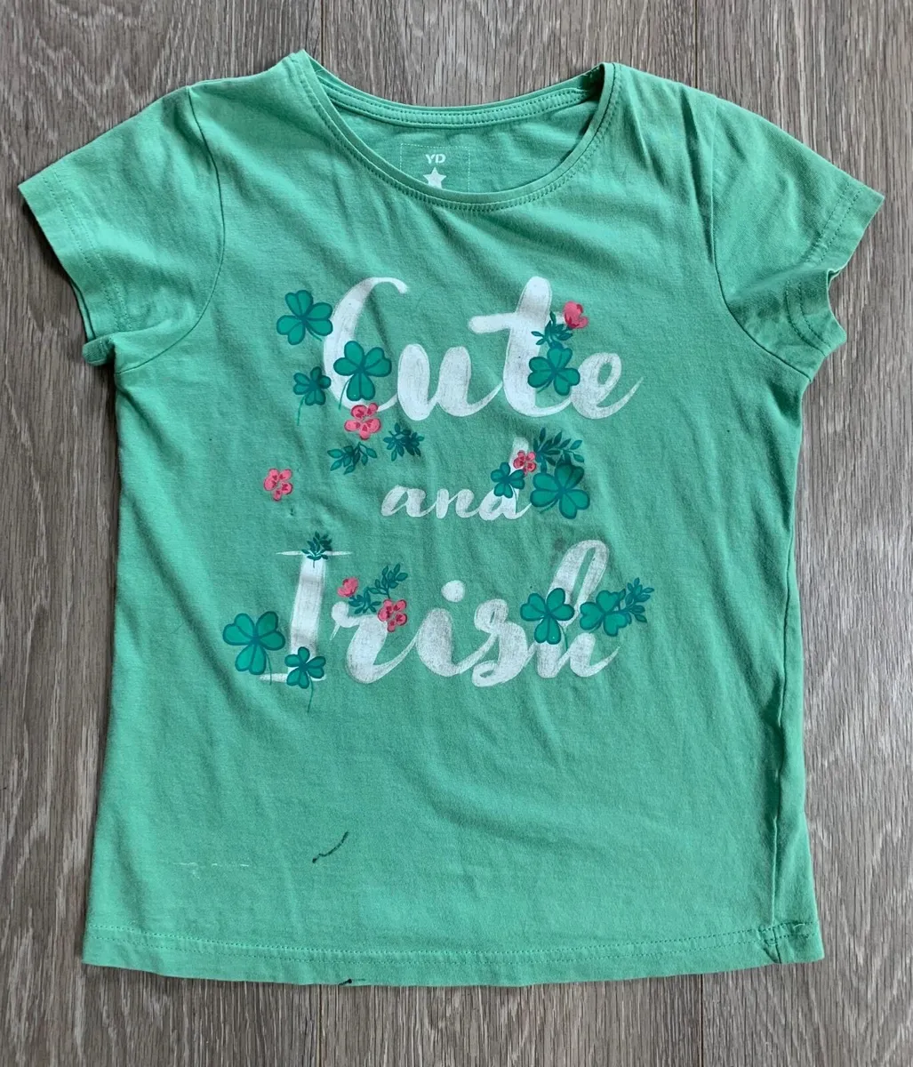 St. Patrick's Day T-shirt: 5-7yrs (labelled 7yrs) - Image 2