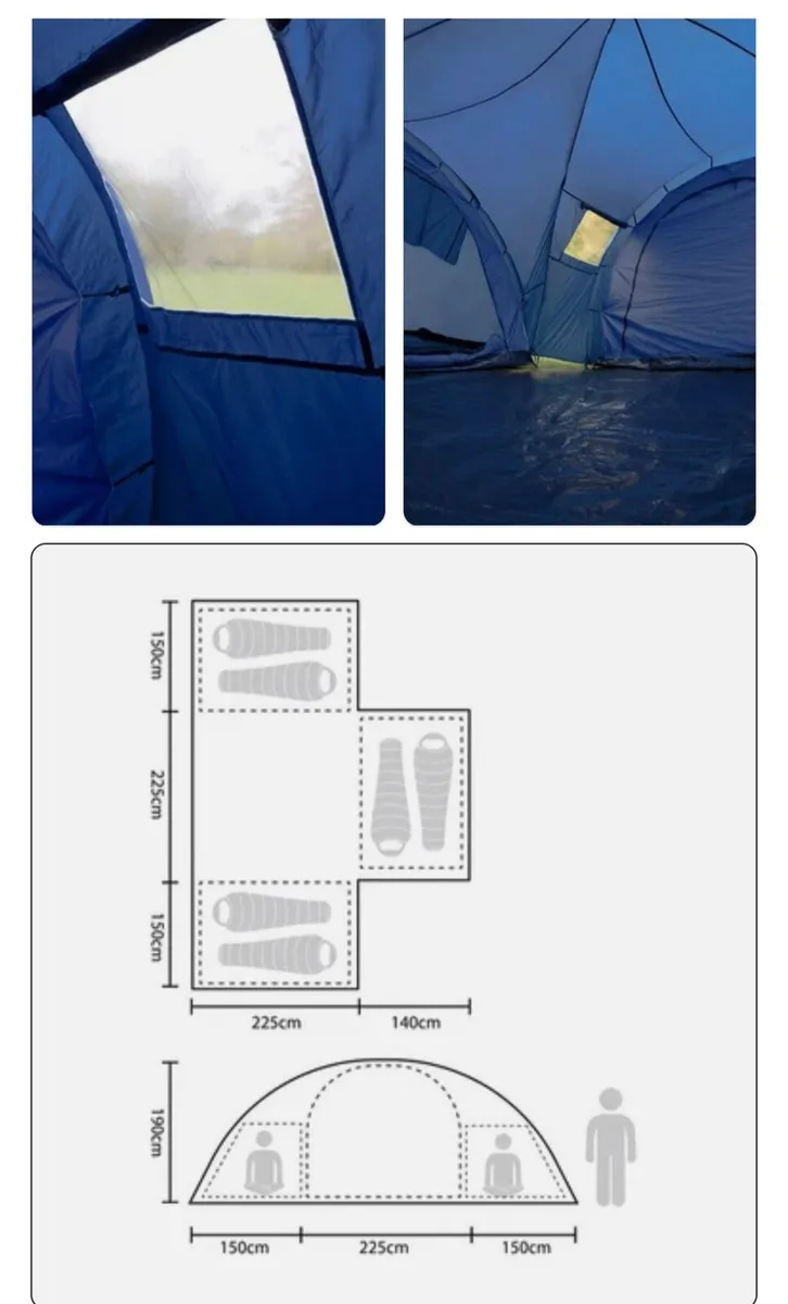 6 person brand new tent - Image 3