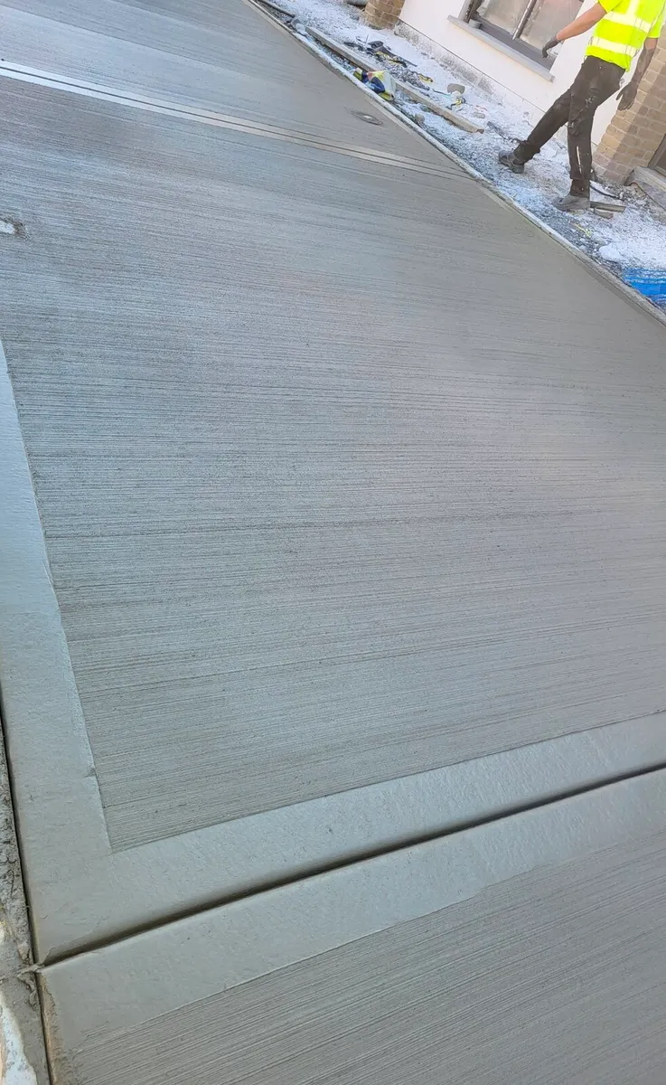 Concrete driveways and footpaths (brushed or smoot - Image 1