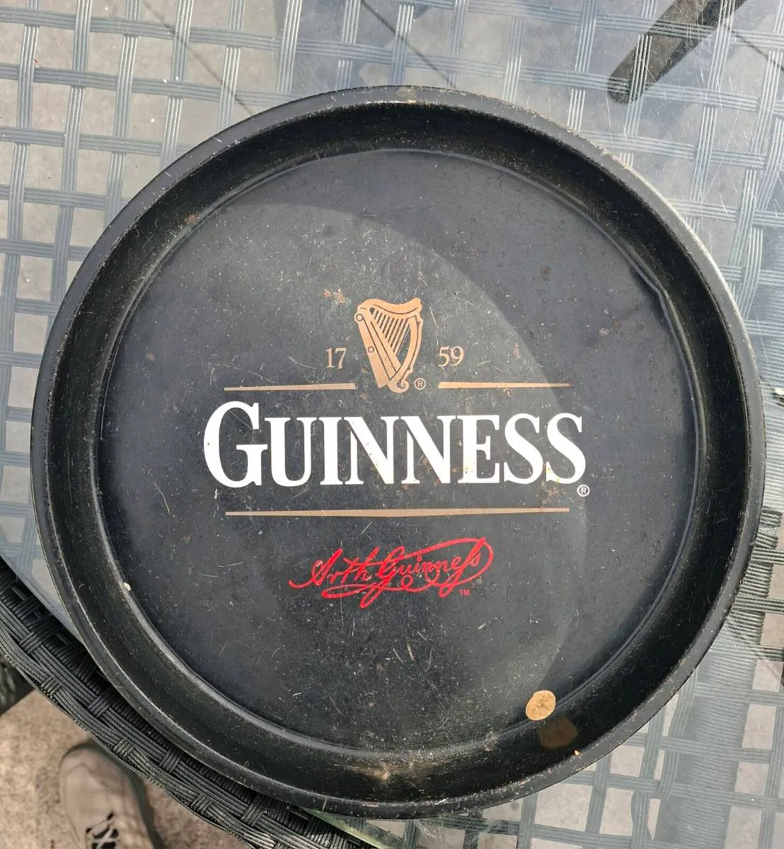 Vintage Guinness Bar Tray - Image 1