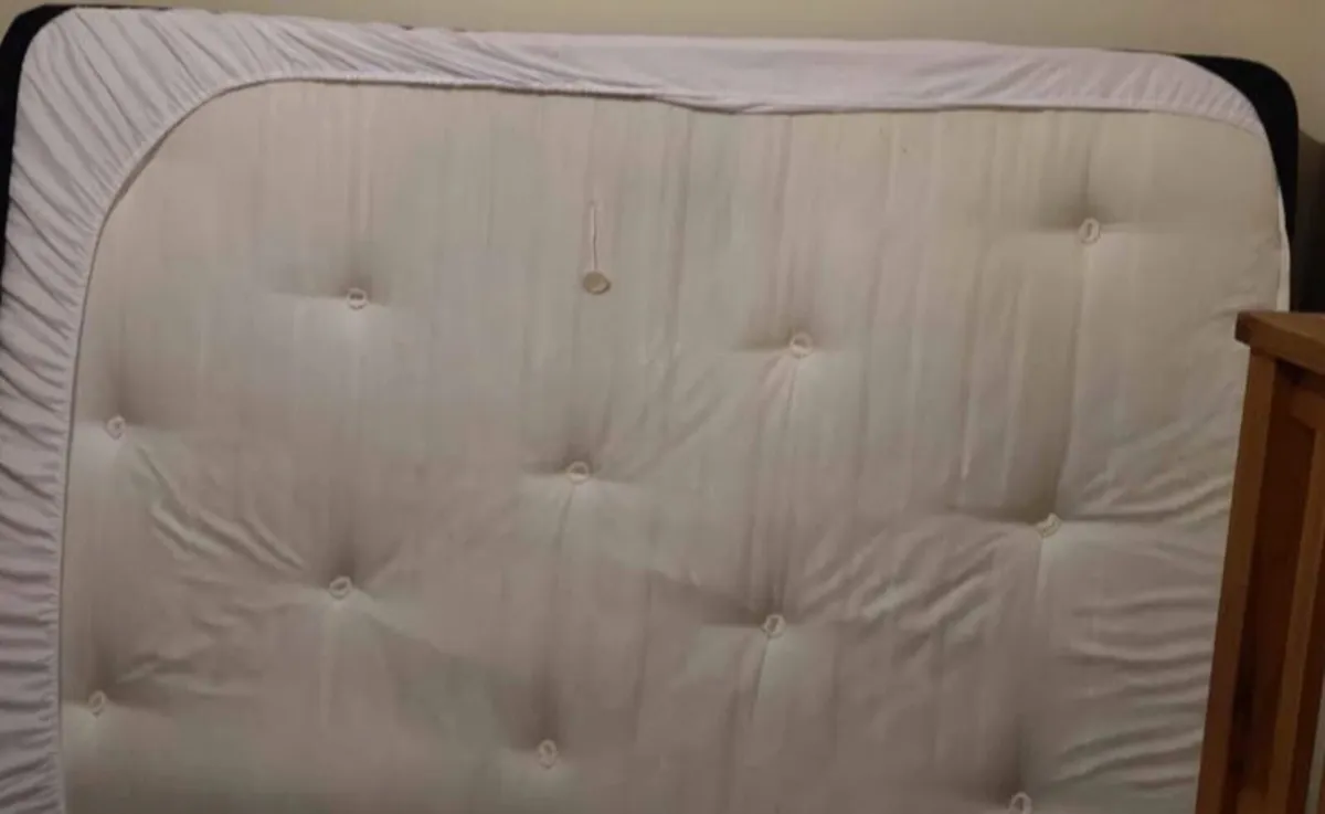 Double bed and mattress - Image 2