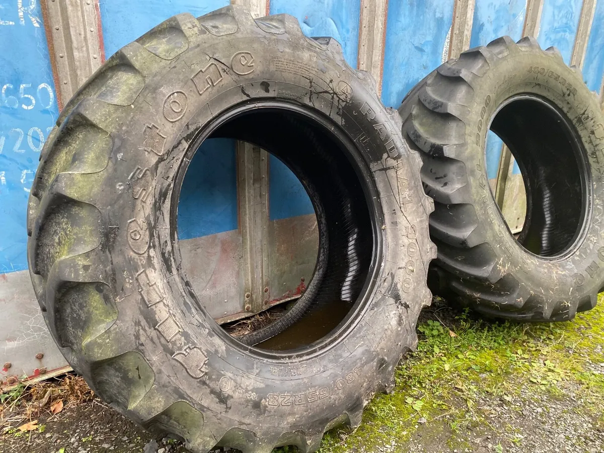 480/65R28 FIRESTONE RADIAL 9000  TRACTOR TYRES - Image 2