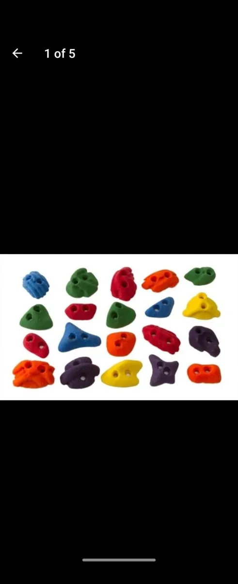 Climbing wall parts 25 pieces - Image 1