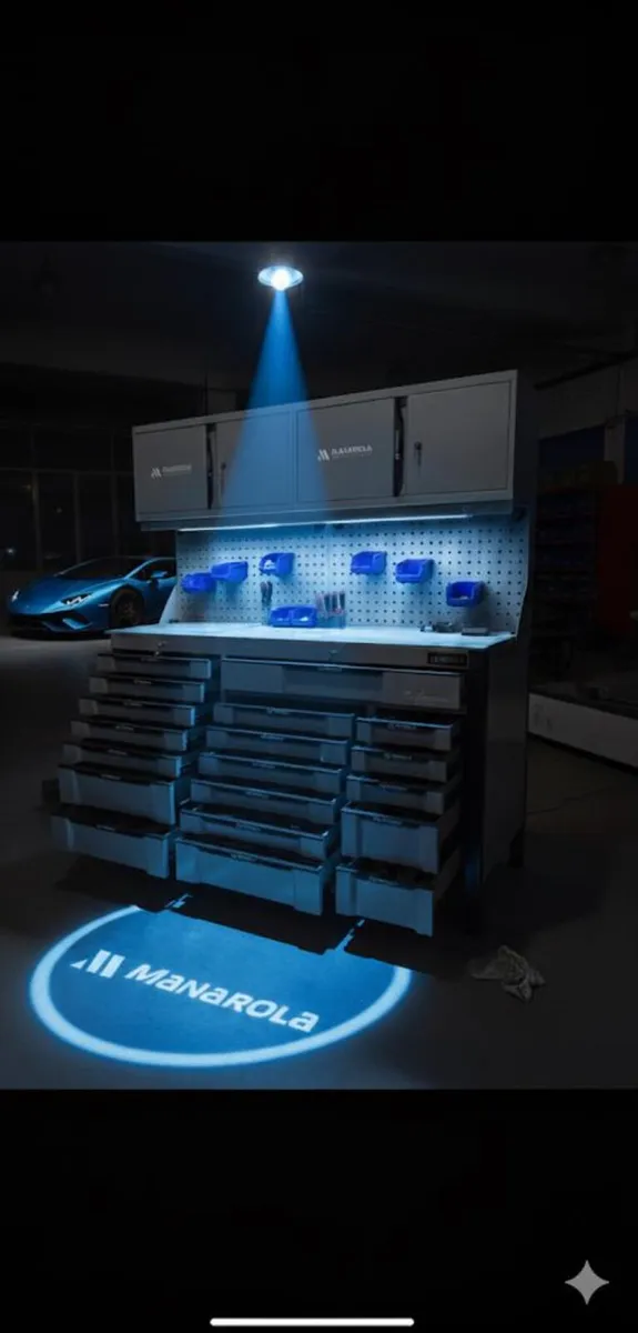 Manarola 68″ 19 Drawer Toolchest With 4 Upper Cabi - Image 2