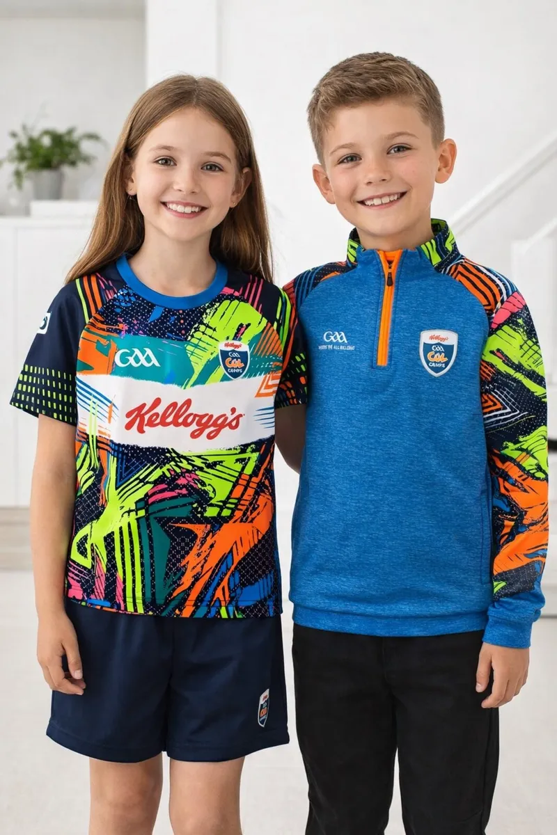 Kids GAA Cúl Camps Jersey & Quarter Zip Top - Image 1