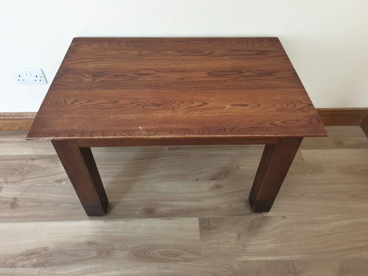 Solid Wood Rectangle Coffee Table - Image 1