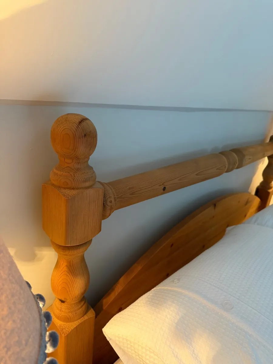 Solid Pine 4ft 6” Double Bed - Image 3