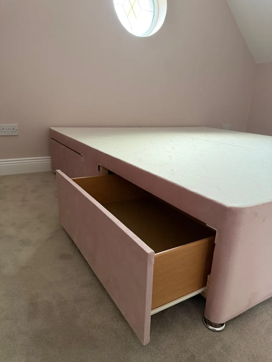 2 Single Bed Bases with storage - Image 2