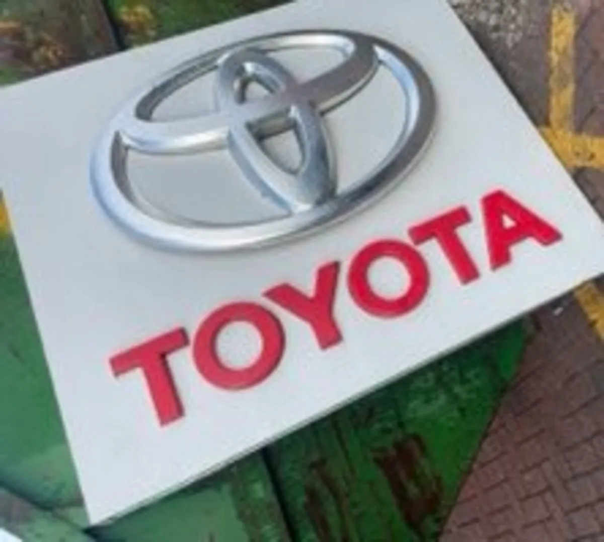 Toyota sign