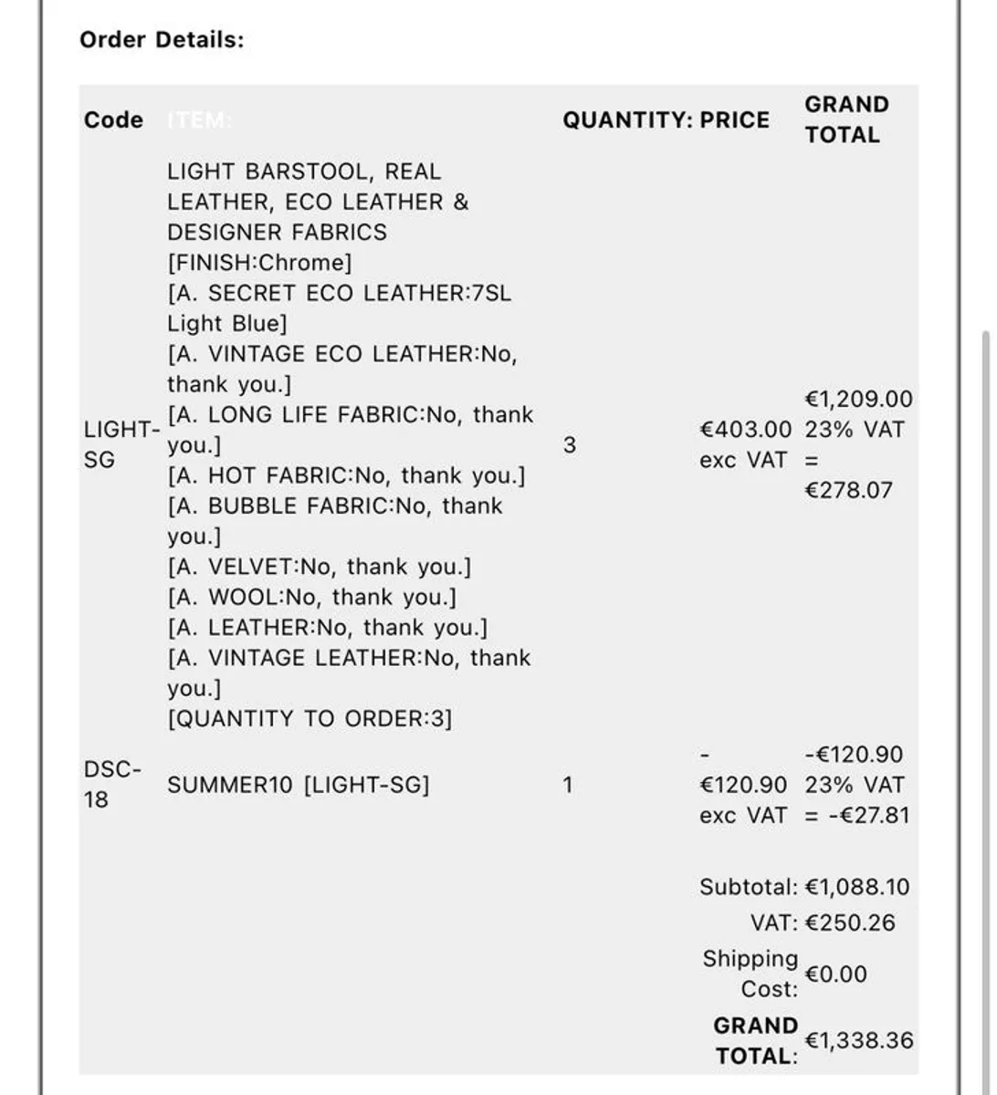 Three aqua blue armchair-style designer barstools by Decoronline - Image 2