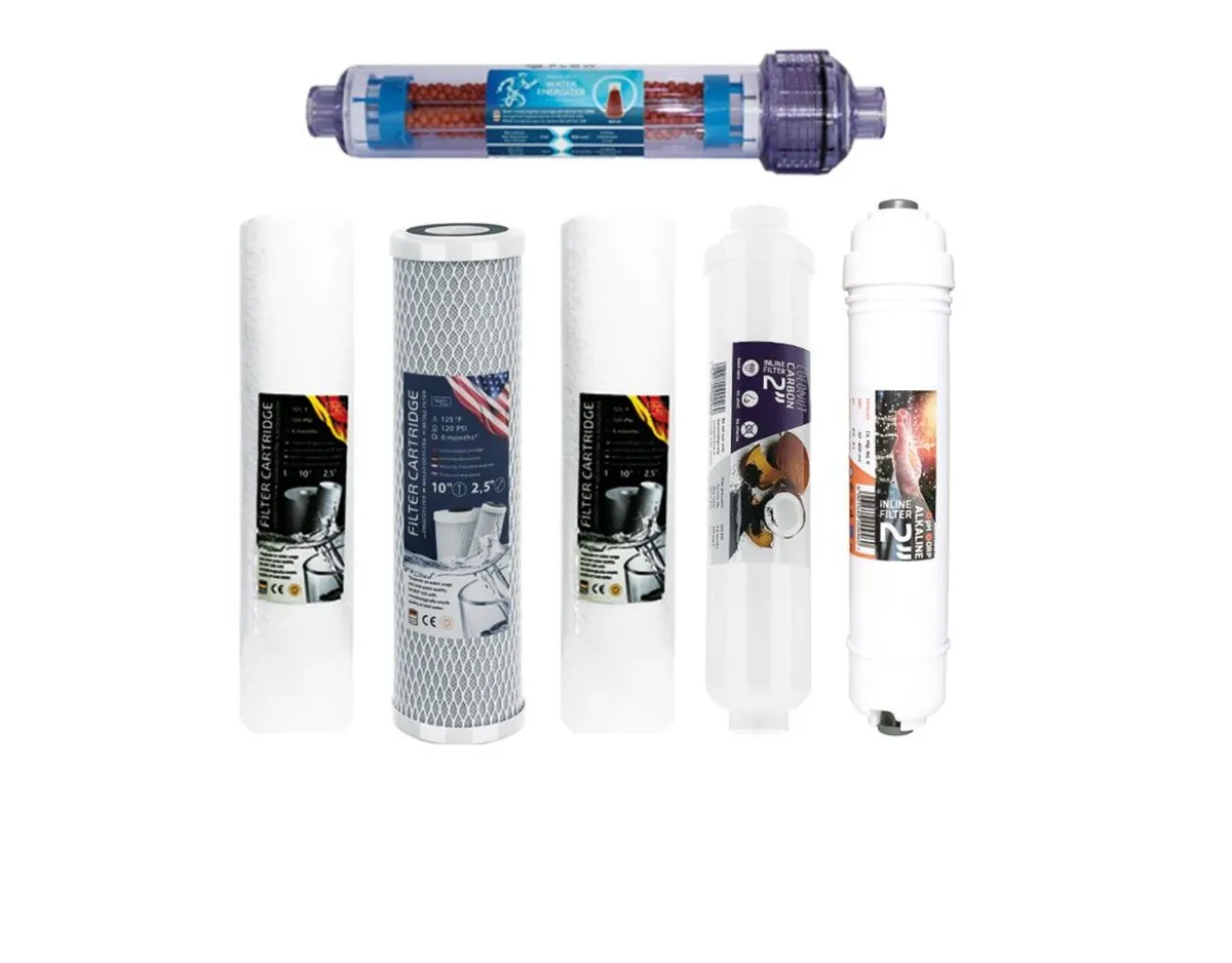 Filter set for 7/8 Stage Reverse Osmosis (12months - Image 1