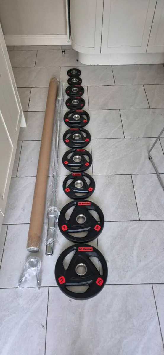 Brand new olympic weight lifting set - Image 4