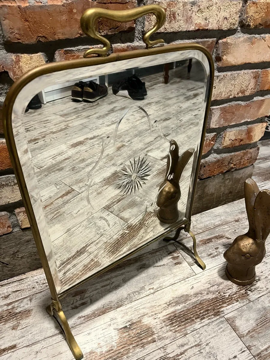 Vintage fire screen - Image 1