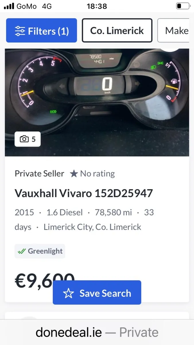 Vauxhall Vivaro 2015 - Image 1