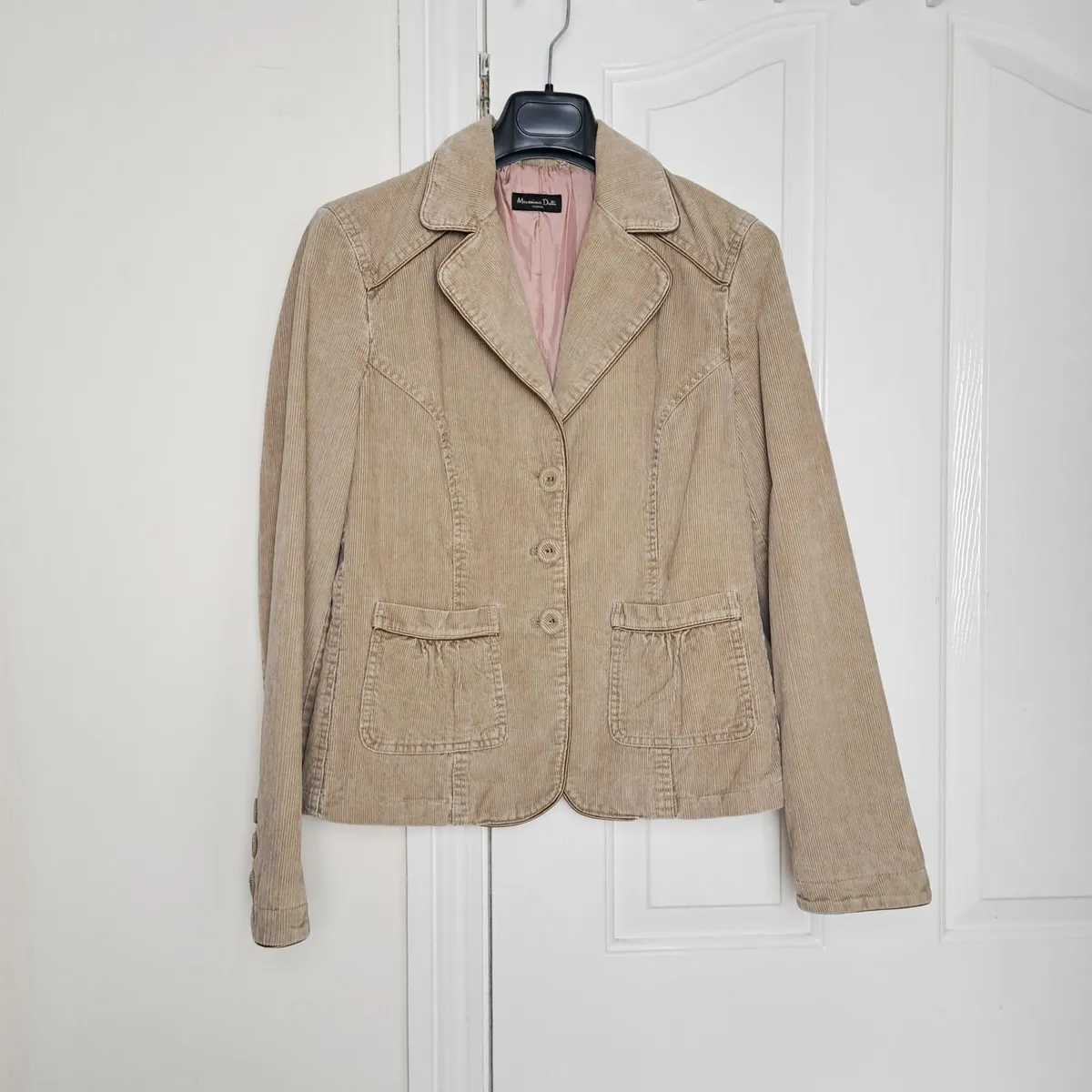 Massimo Dutti Beige Neutral Blazer Jacket 6UK/34EU - Image 1
