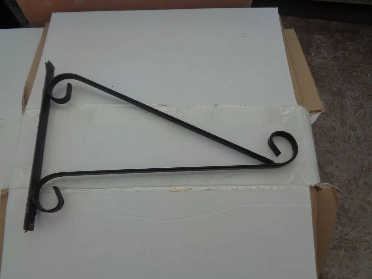 Vintage Wrought Iron Bracket for Sale - Image 1