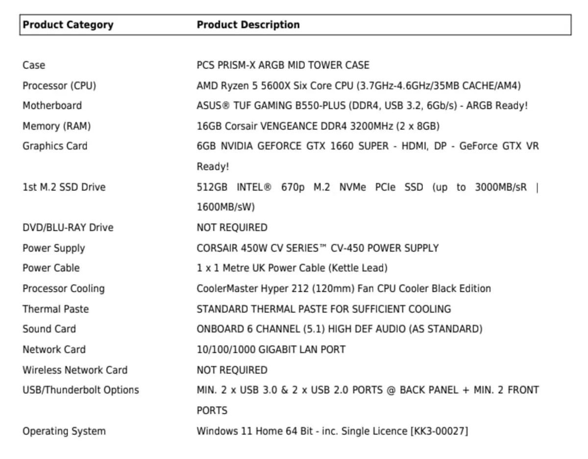 Ryzen 5 5600X Gaming PC - Image 4