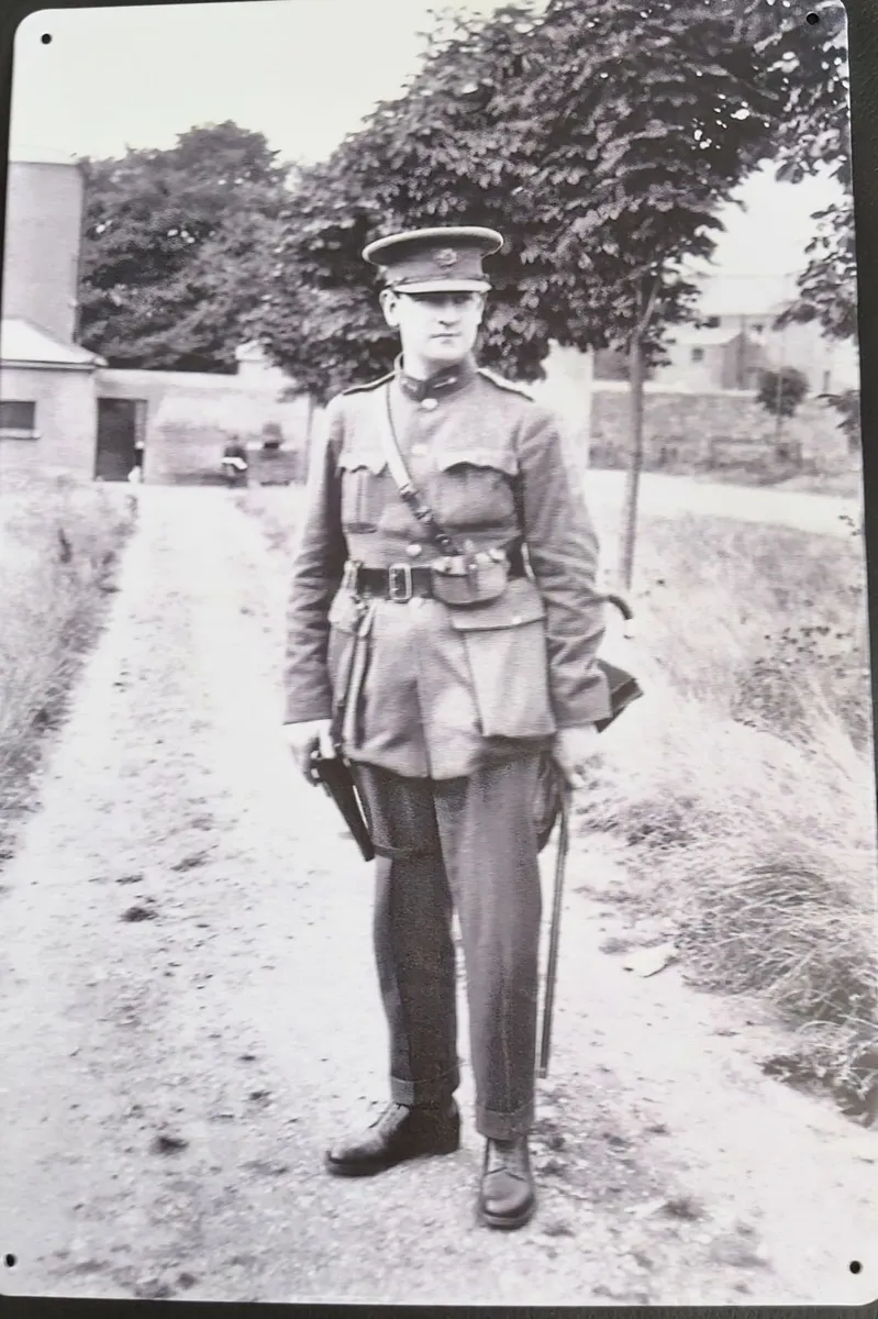 Photograph metal of M. C.