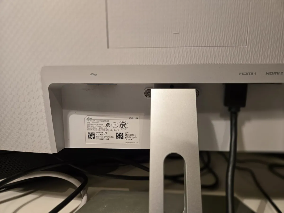 Dell 24" Monitor. - Image 4