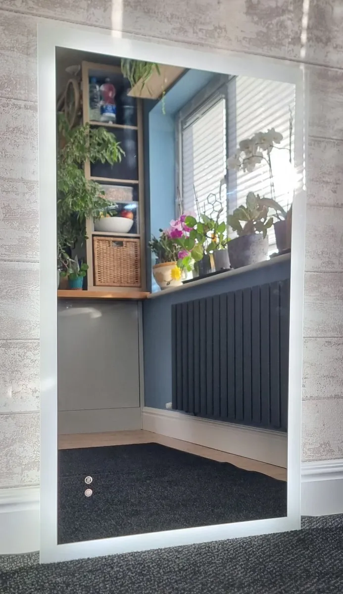 LED Bathroom Mirror Fog free Dual LED 70x120cm - Image 1