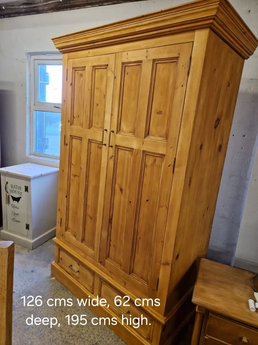 Vintage pine larder - Image 3