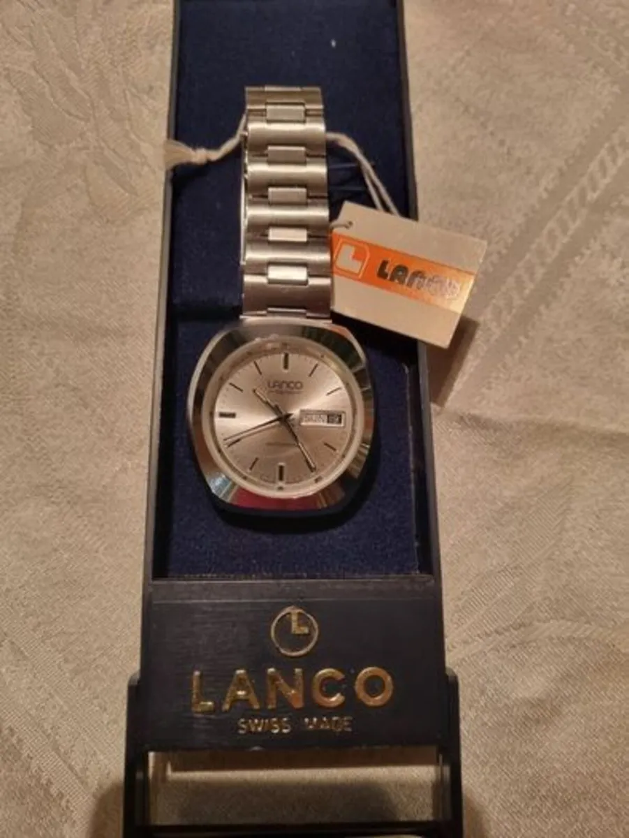 Vintage Lanco Automatic Swiss Watch - Image 4