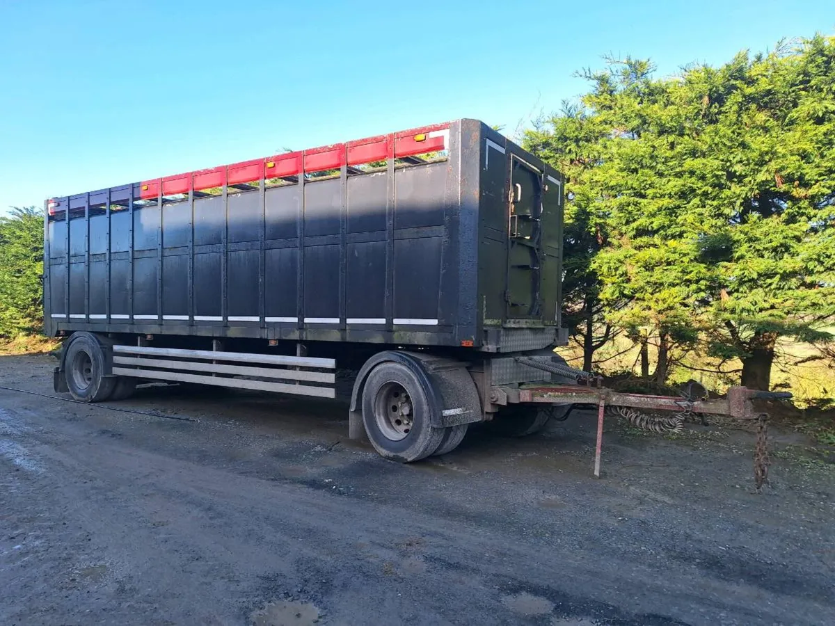 25ft murphy drag cattle trailer - Image 1