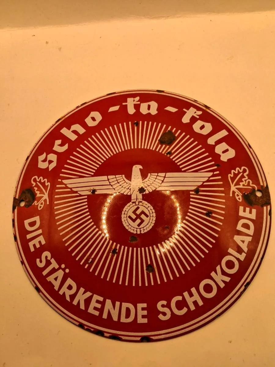 WW2 German sign - Image 1