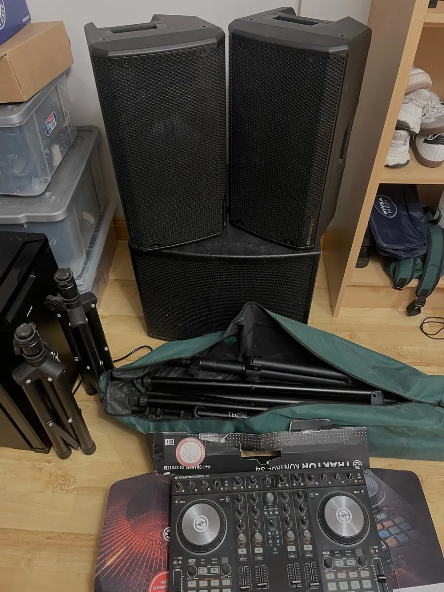 DJ Setup for Sale – Speakers, Sub, Controller - Image 1