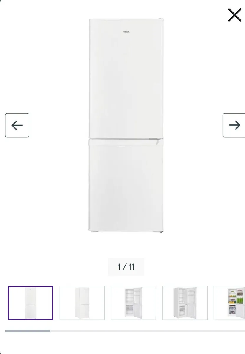 LOGIK 60/40 Fridge Freezer - White