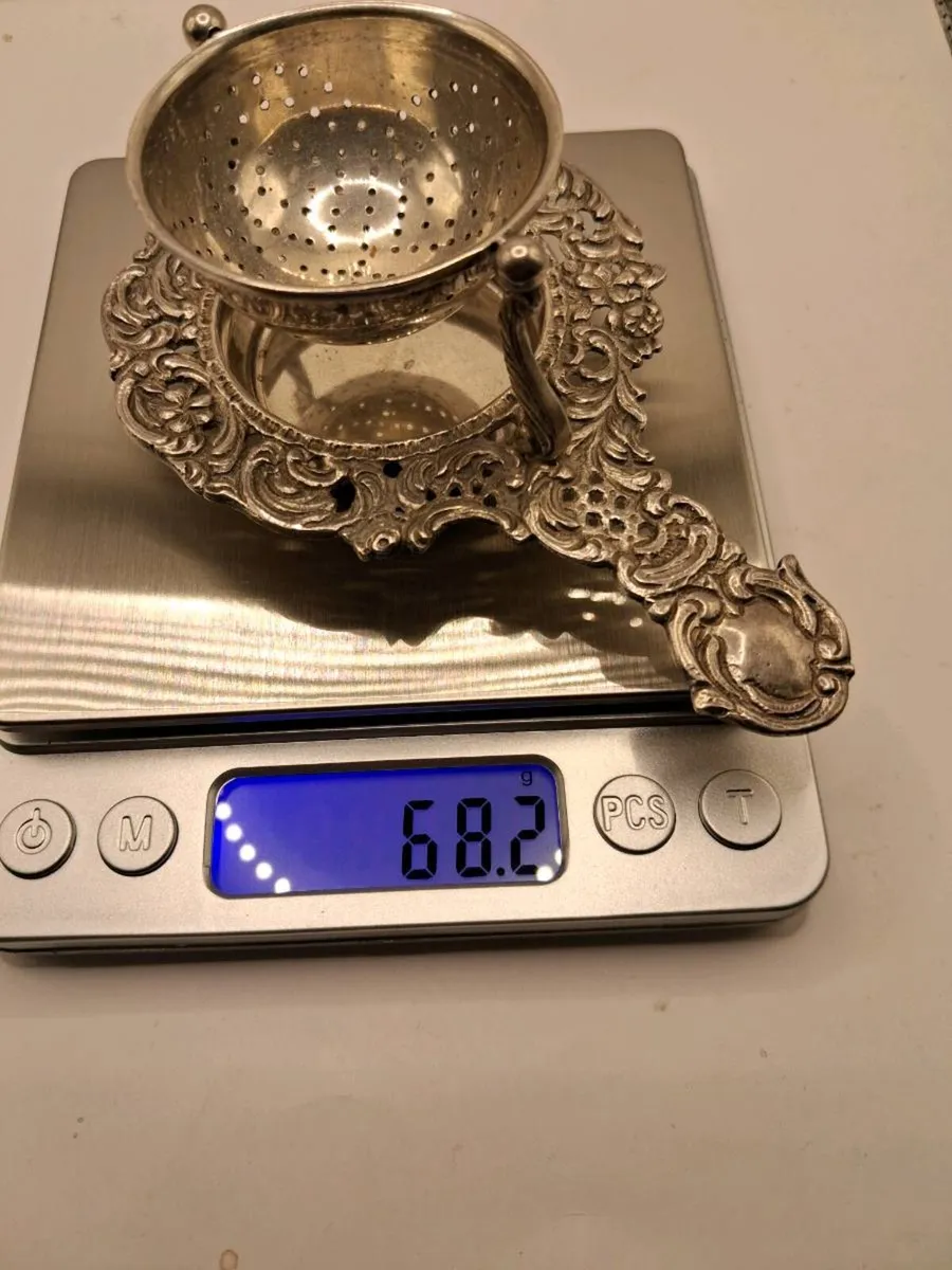 Silver Tea Strainer - Image 2