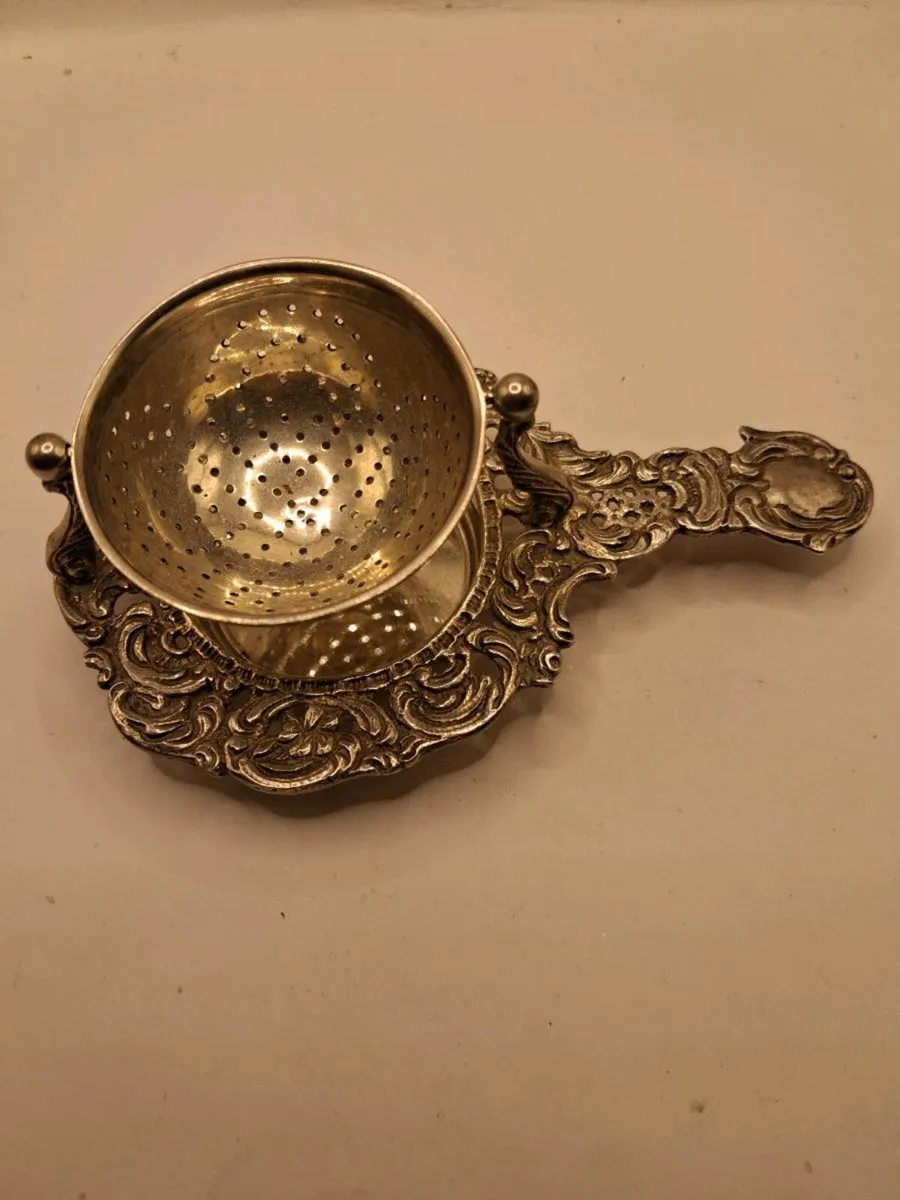 Silver Tea Strainer - Image 4