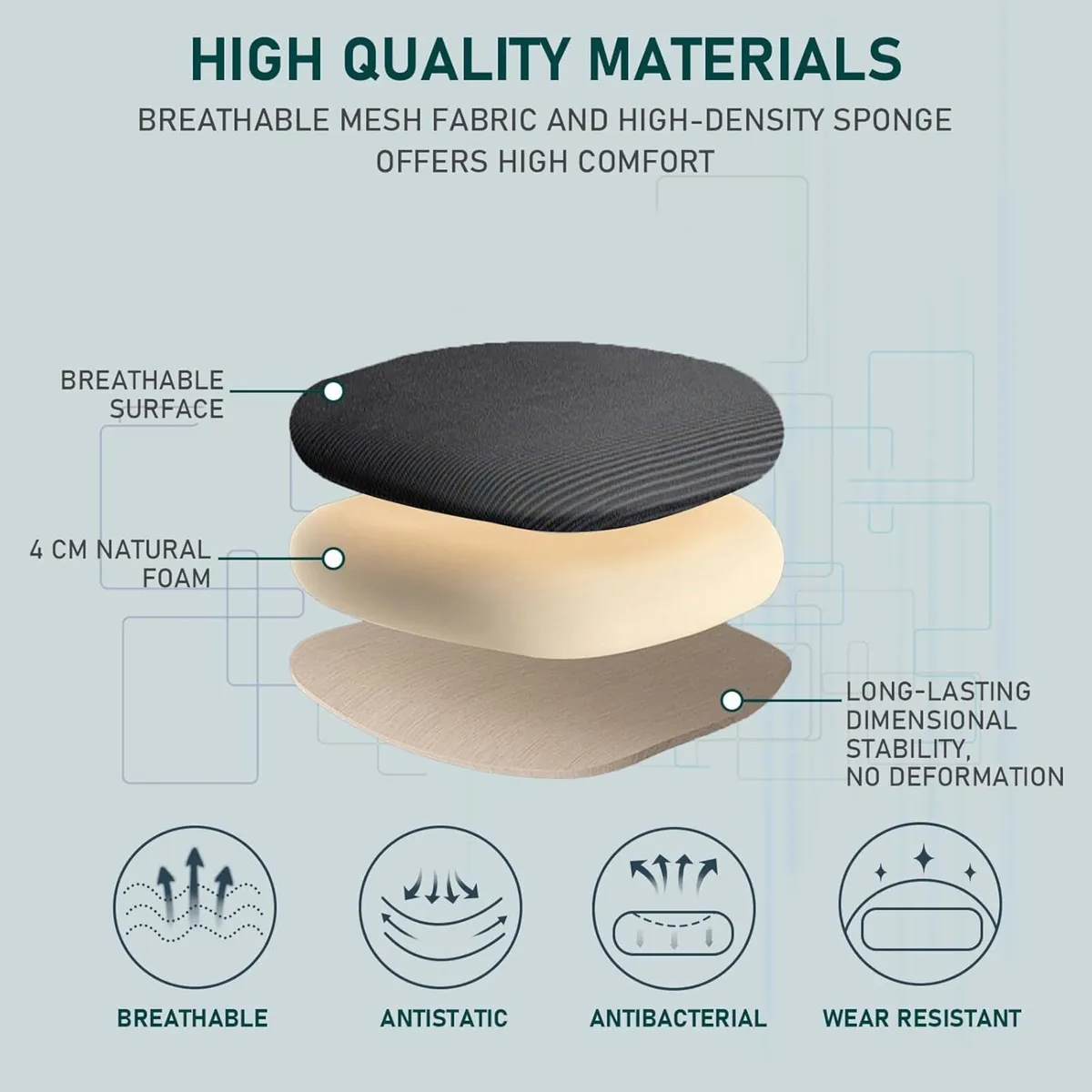 Office Chair Ergonomic Desk With 90degrees - Image 4