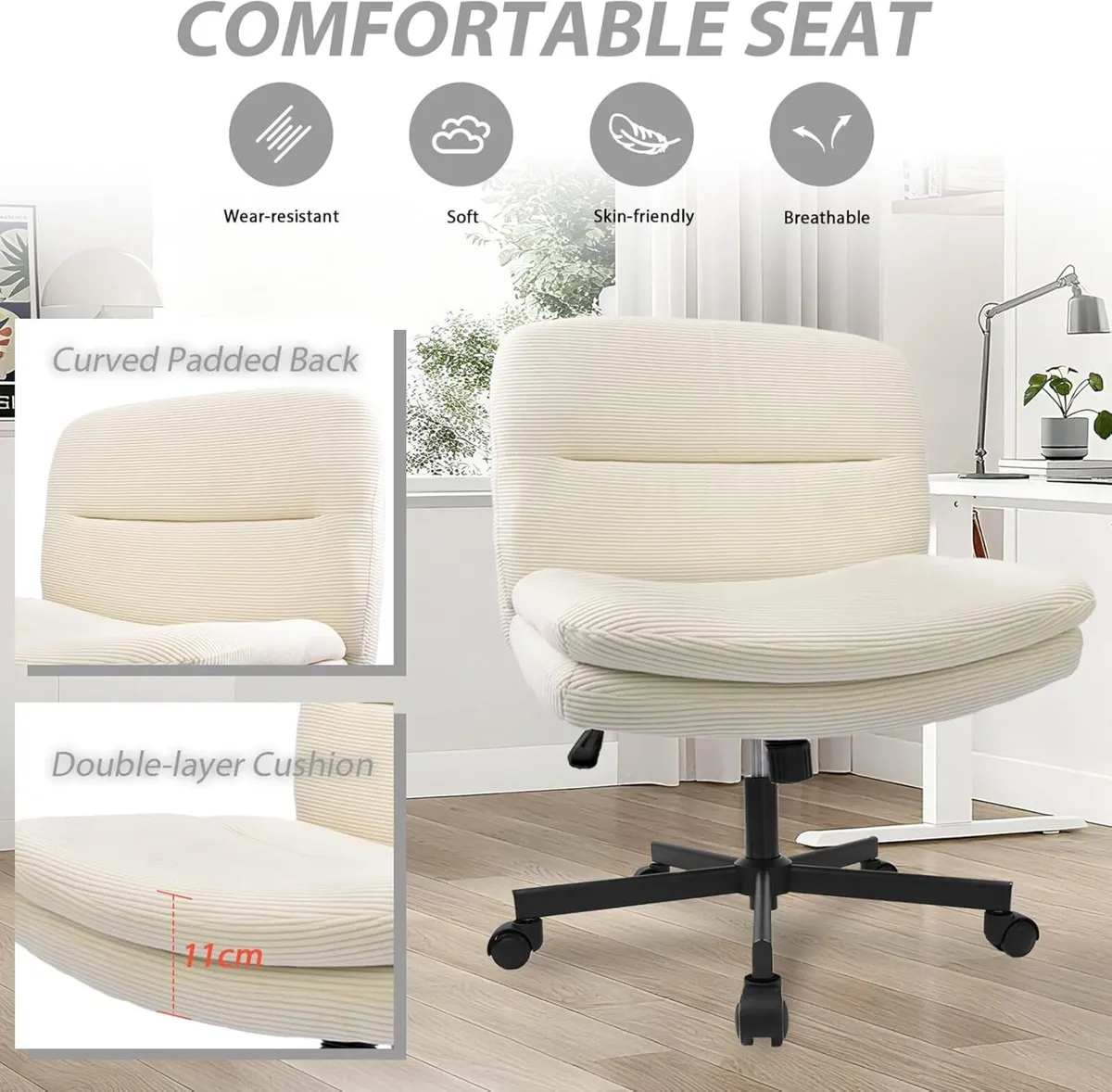 Ergonomic Office Chair Comfortable Swivel Desk - Image 4