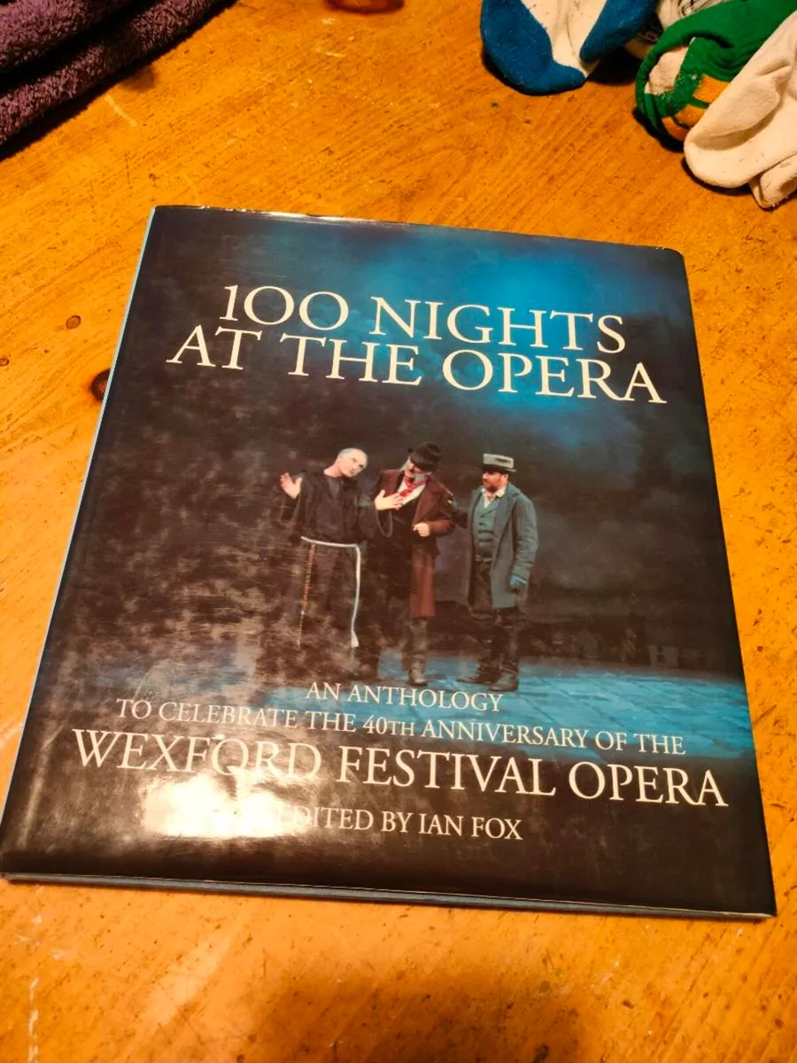 Wexford Opera festival hard backed book with dust - Image 1