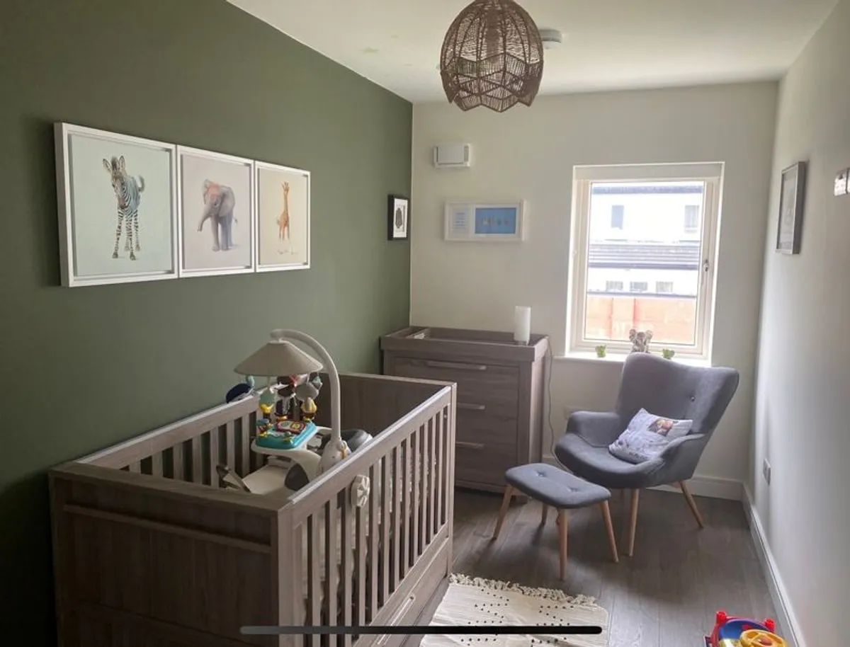 Mamas & Papas Franklin Cotbed + Matching Dresser (Excellent Condition) - Image 1