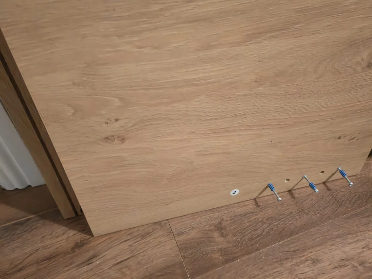 Jysk billung single bed frame with 2 drawers OAK - Image 3