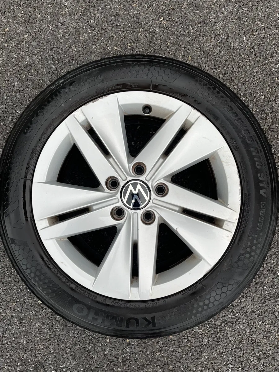 16” GENUINE VOLKSWAGEN GOLF ALLOY WHEELS & TYRES F - Image 4