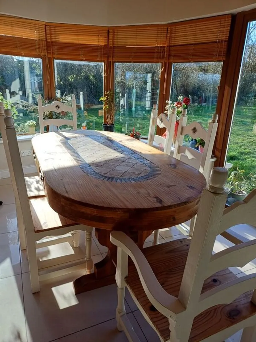 Dining Table and Chair Set - Image 1