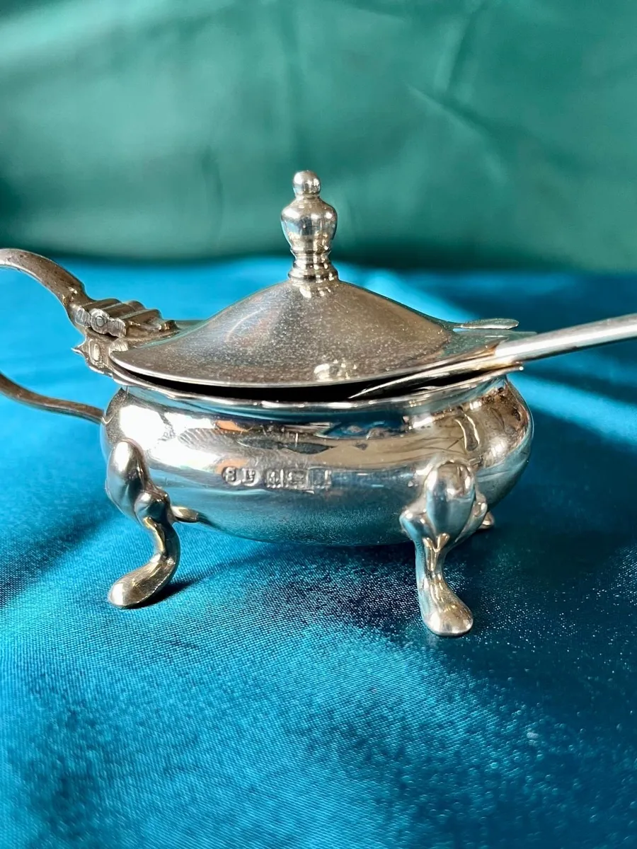 Vintage Sterling Silver Condiment Set- W. Hutton - Image 4