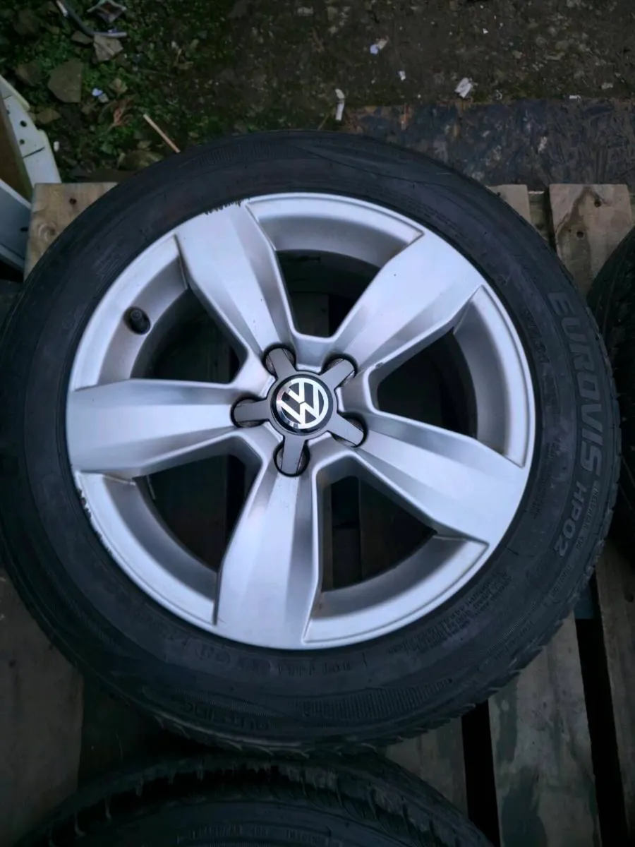 Set of 15" 5x100 Alloys VW Polo, Fabia, Rapid etc - Image 4